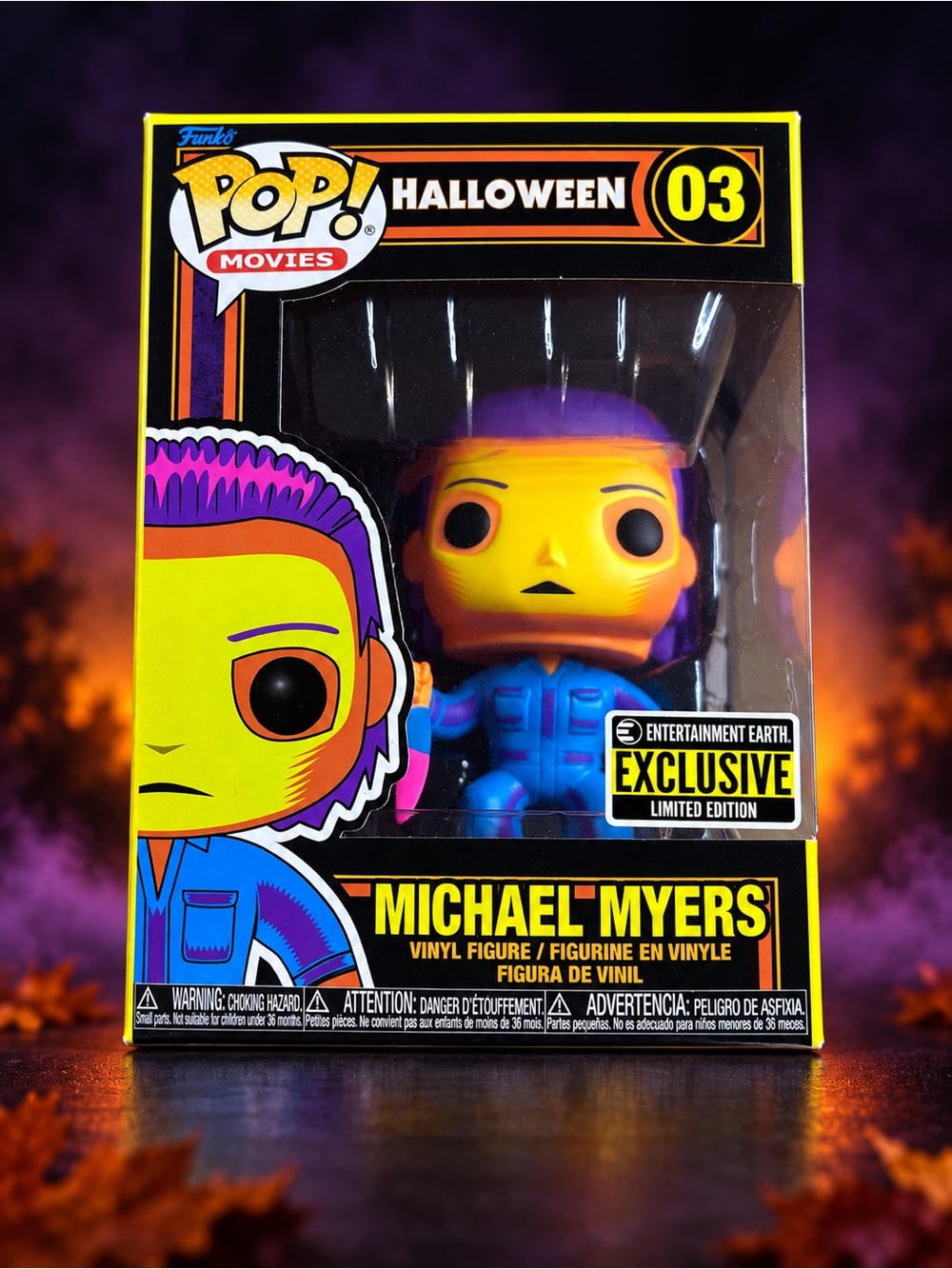 Funko Pop Michael Myers Black Light #03